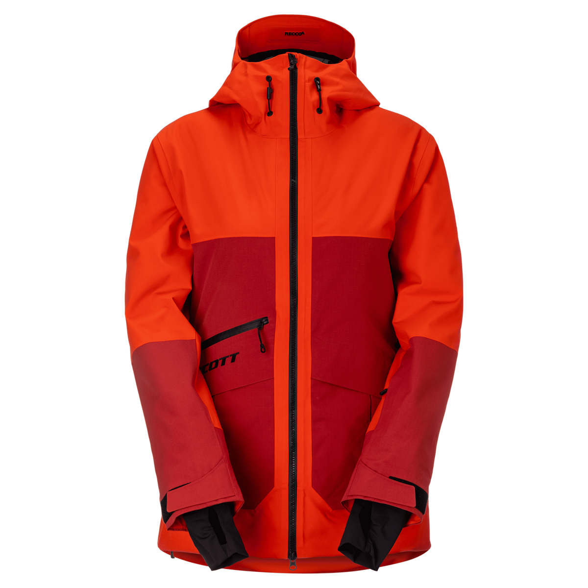 SCOTT Ultimate Dryo Utility Wintersportjacke Damen Turbo Red - Toasted Red Vorderansicht