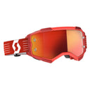 Scott FURY GOGGLE - Bright Red - Orange Chrome Works One Size Brillen - PeakStyle