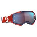 Scott FURY GOGGLE - Red - Blue - Blue Chrome Works One Size Brillen - PeakStyle