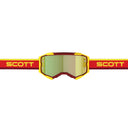 Scott FURY GOGGLE - Red - Yellow - Yellow Chrome Works One Size Brillen - PeakStyle