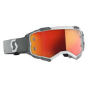Scott FURY GOGGLE - White - Grey - Orange Chrome Works One Size Brillen - PeakStyle