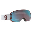 Scott LCG COMPACT GOGGLE - Team Red - White - Enhancer Aqua Chrome One Size Brillen - PeakStyle