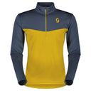 Scott M DEFINED LIGHT PULLOVER - Metal Blue - Mellow Yellow XS Oberbekleidung - PeakStyle