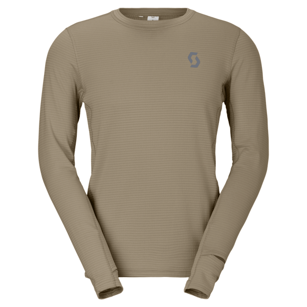 SCOTT Endurance Warm Langarmshirt Herren – Toast Beige – Ansicht 1