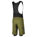 Scott M GRAVEL HYBRID +++ SHORTS - Fir Green - Black S Trägerhosen - PeakStyle