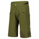 Scott M TRAIL VERTIC PRO W/PAD SHORTS - Fir Green S Shorts - PeakStyle