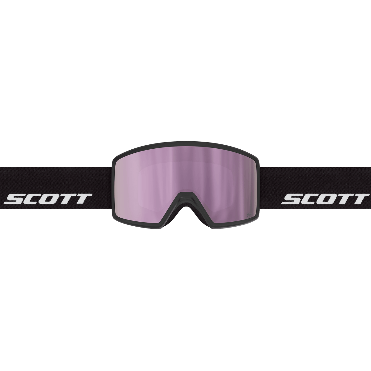 SCOTT Neo Skibrille Black - AMP Lavender Chrome S3 – Seitenansicht