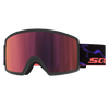 SCOTT Neo Skibrille Black - Purple - AMP Red Chrome S3 – Vorderansicht
