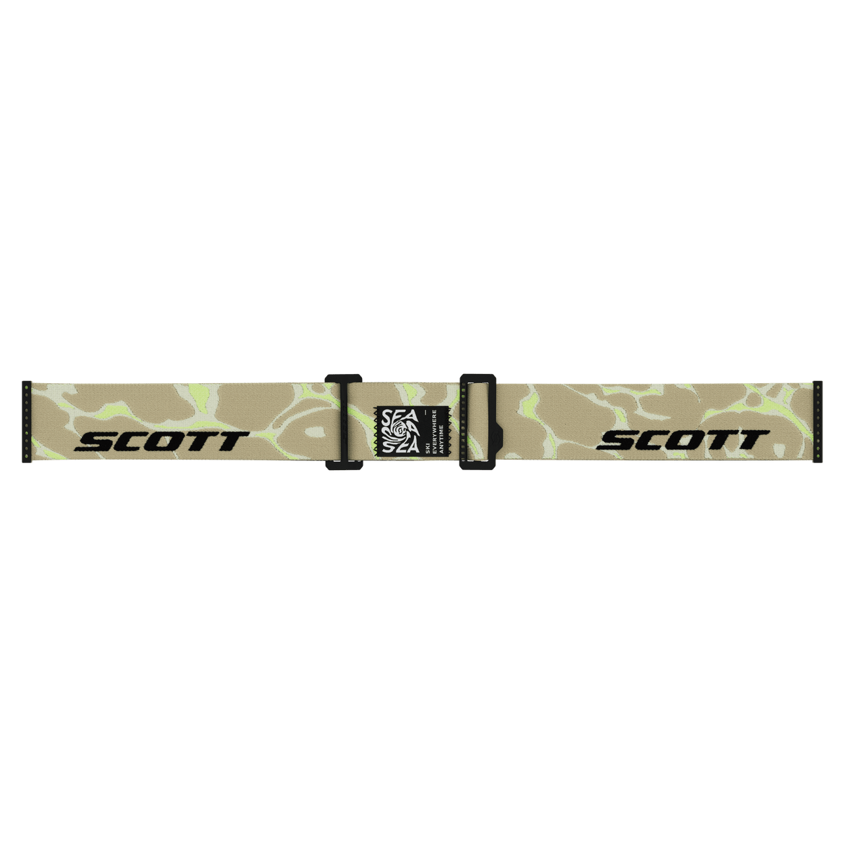 SCOTT Neo Skibrille Mojave Beige - AMP Black Chrome S3 – Rückansicht