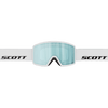 SCOTT Neo Skibrille White - AMP Ice Chrome S2 – Seitenansicht