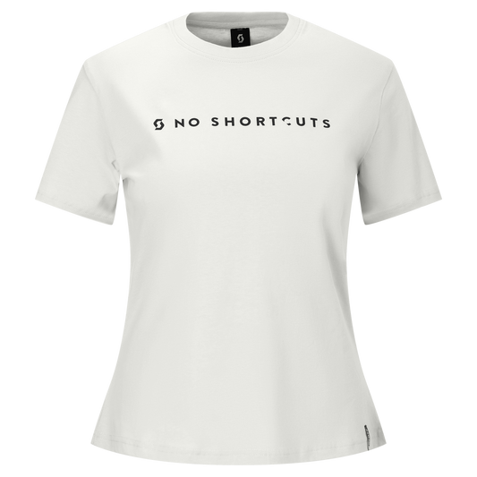 SCOTT No Shortcuts Kurzarmshirt Damen - White