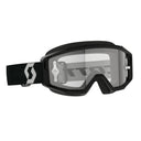Scott PRIMAL CLEAR GOGGLE - Black - White - Clear Works One Size Brillen - PeakStyle