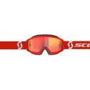 Scott PRIMAL GOGGLE - Red - White - Orange Chrome Works One Size Brillen - PeakStyle