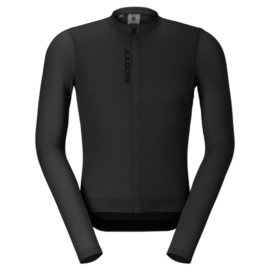 SCOTT Pro Langarmtrikot für Herren in Black – Vorderansicht