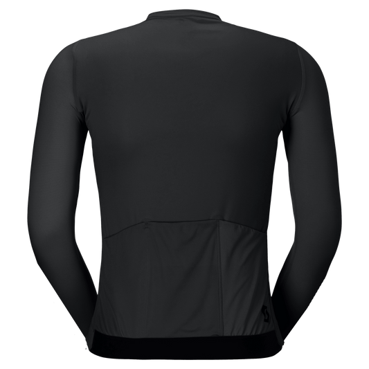 SCOTT Pro Langarmtrikot für Herren in Black – Rückansicht