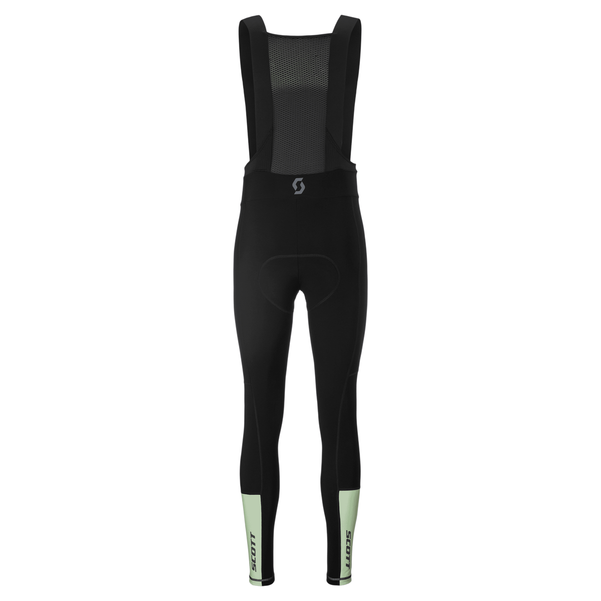 SCOTT Pro Mid +++ Trägerhose Herren Black - Vapour Green Rückansicht