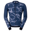 SCOTT Pro Mid Langarm-Radtrikot Herren Dusk Blue - Fog Blue Vorderansicht