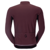 SCOTT Pro Warm Windbreaker Langarm-Radtrikot Herren - Cocoa Red - Black Rückansicht