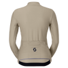 SCOTT Pro Warm Windbreaker Langarm-Radtrikot Damen - Portobello Beige - Black Rückansicht