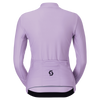 SCOTT Pro Warm Windbreaker Langarm-Radtrikot Damen - Sherbet Purple - Black Rückansicht