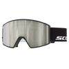 SCOTT React Skibrille – Black - AMP White Chrome S2 – Ansicht 1