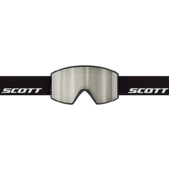 SCOTT React Skibrille – Black - AMP White Chrome S2 – Ansicht 2