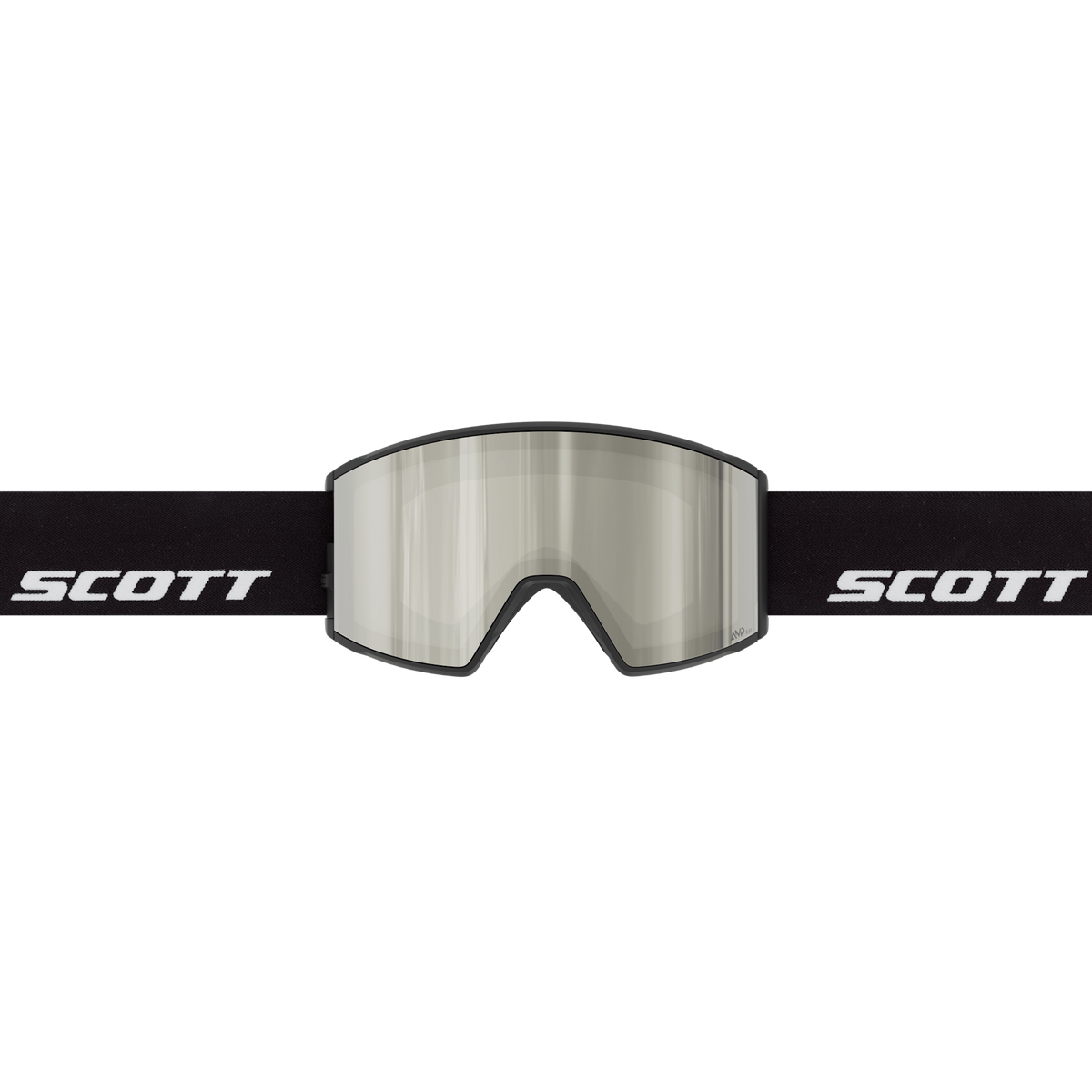 SCOTT React Skibrille – Black - AMP White Chrome S2 – Ansicht 2