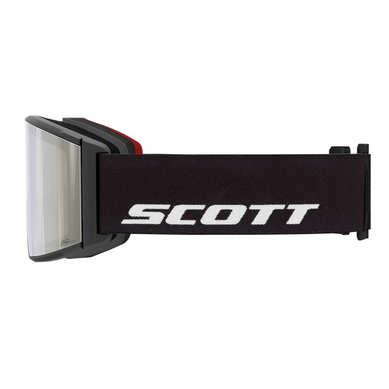 SCOTT React Skibrille – Black - AMP White Chrome S2 – Ansicht 4