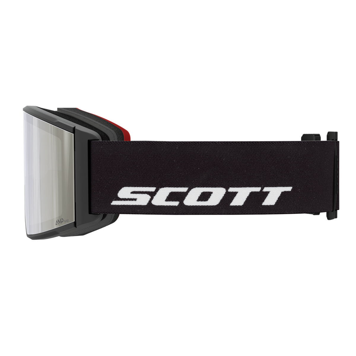 SCOTT React Skibrille – Black - AMP White Chrome S2 – Ansicht 4