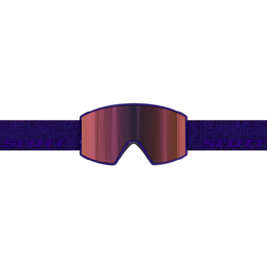 SCOTT React Skibrille – Purple - AMP Red Chrome S3 – Ansicht 2