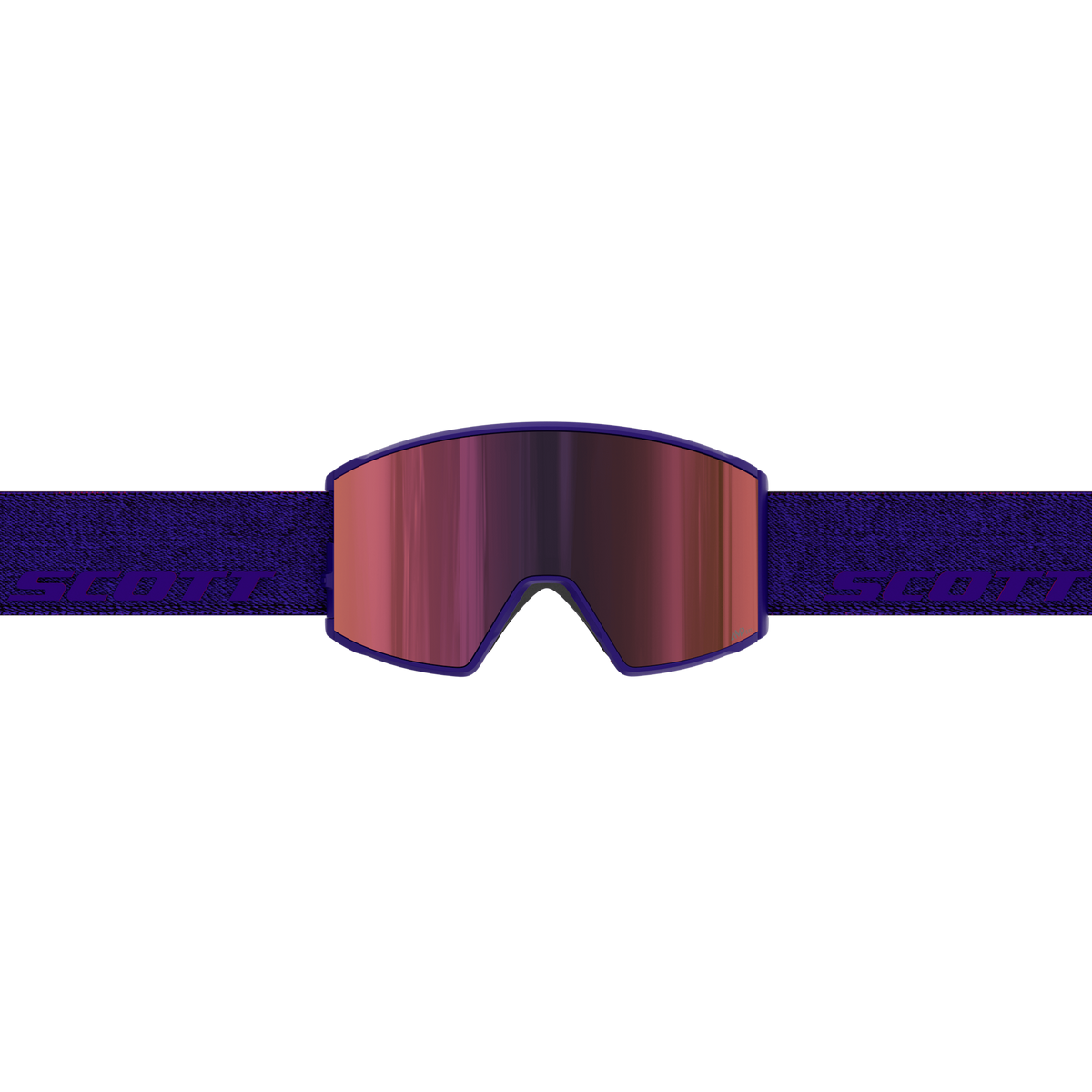 SCOTT React Skibrille – Purple - AMP Red Chrome S3 – Ansicht 2
