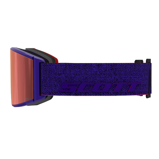 SCOTT React Skibrille – Purple - AMP Red Chrome S3 – Ansicht 4