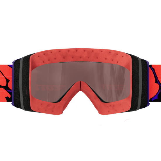 SCOTT React Skibrille – Purple - AMP Red Chrome S3 – Ansicht 5