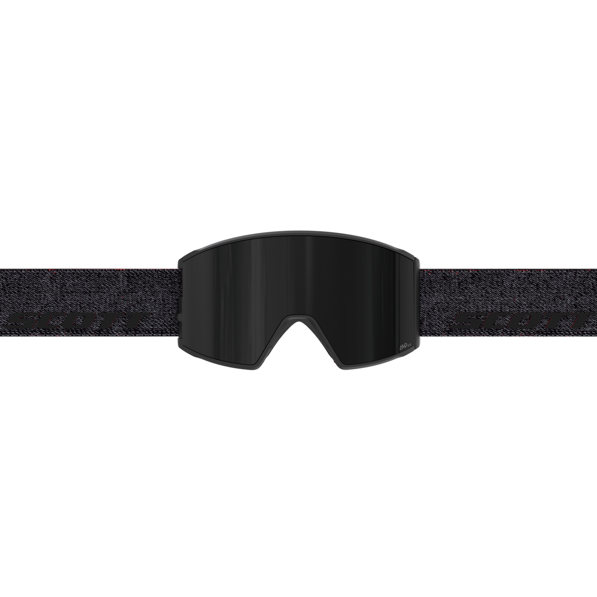 SCOTT React Skibrille – Black - Red - AMP Black Chrome S3 – Ansicht 2