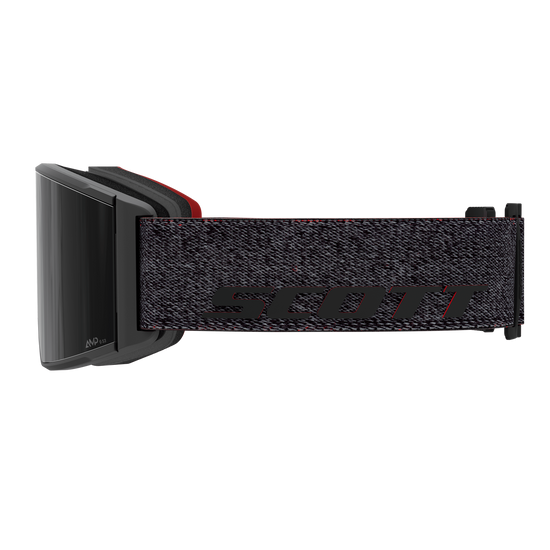 SCOTT React Skibrille – Black - Red - AMP Black Chrome S3 – Ansicht 4