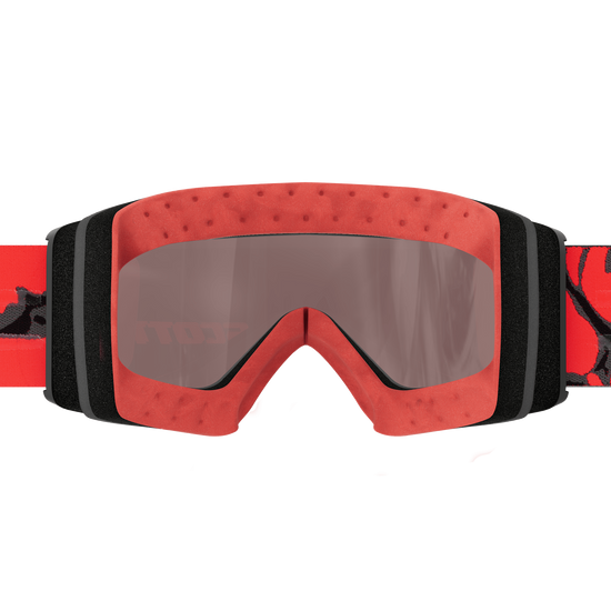 SCOTT React Skibrille – Black - Red - AMP Black Chrome S3 – Ansicht 5