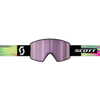 SCOTT React Skibrille – Black - Neon Yellow - AMP Lavender Chrome S3 – Ansicht 2