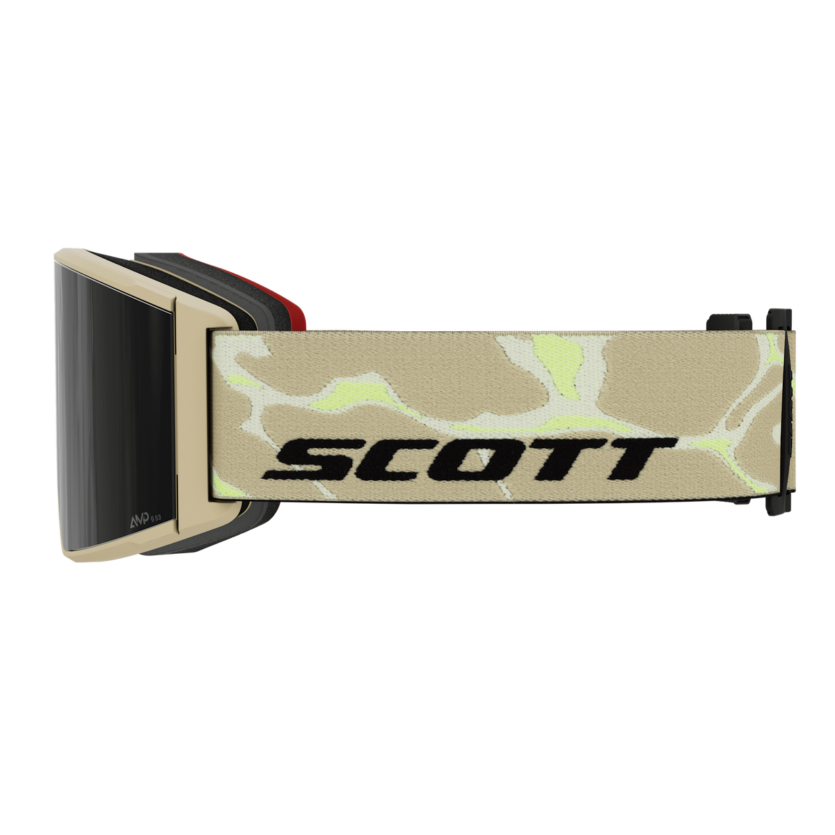 SCOTT React Skibrille – Mojave Beige - AMP Black Chrome S3 – Ansicht 4