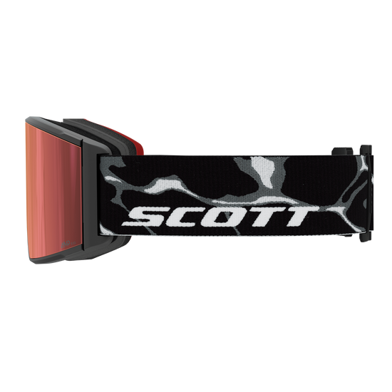 SCOTT React Skibrille – Granite Black - White - AMP Red Chrome S3 – Ansicht 4
