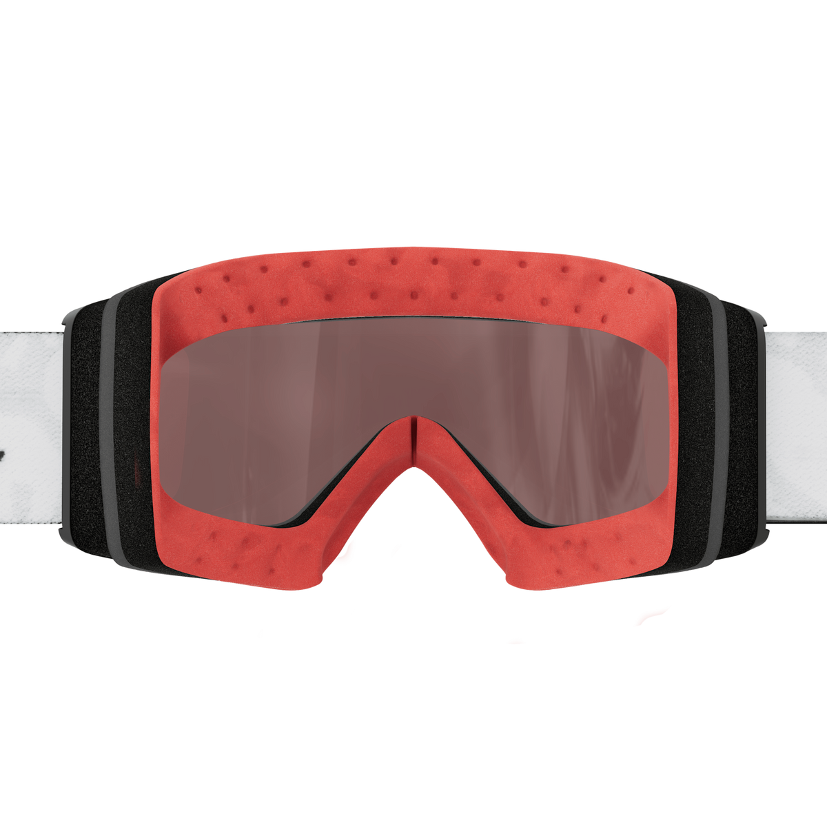SCOTT React Skibrille – Granite Black - White - AMP Red Chrome S3 – Ansicht 5