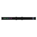 Scott REACT GOGGLE - Black - Aurora Green - Enhancer Teal Chrome One Size Brillen - PeakStyle
