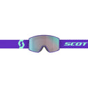 Scott REACT GOGGLE - Deep Purple - Enhancer Aqua Chrome One Size Brillen - PeakStyle