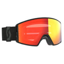Scott REACT GOGGLE - Mineral Black - Enhancer Red Chrome One Size Brillen - PeakStyle
