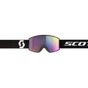 Scott REACT GOGGLE - Mineral Black - White - Enhancer Teal Chrome One Size Brillen - PeakStyle