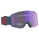 Scott SHIELD LIGHT SENSITIVE GOGGLE - Neon Red - Aruba Green - Light Sensitive Blue Chrome One Size Brillen - PeakStyle