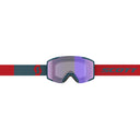 Scott SHIELD LIGHT SENSITIVE GOGGLE - Neon Red - Aruba Green - Light Sensitive Blue Chrome One Size Brillen - PeakStyle