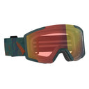 Scott SHIELD LIGHT SENSITIVE GOGGLE - Sombre Green - Pumpkin Orange - Light Sensitive Red Chrome One Size Brillen - PeakStyle