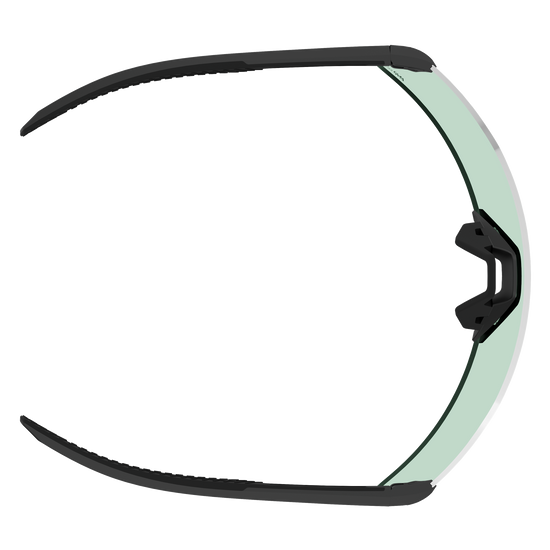 SCOTT Stride Sonnenbrille Black - AMP Green S1 – Rückansicht