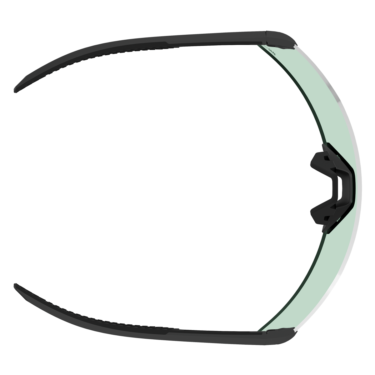 SCOTT Stride Sonnenbrille Black - AMP Green S1 – Rückansicht