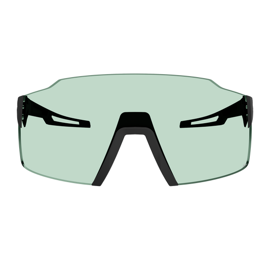 SCOTT Stride Sonnenbrille Black - AMP Green S1 – Seitenansicht